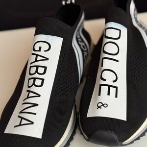 Black Slip-On Sneakers